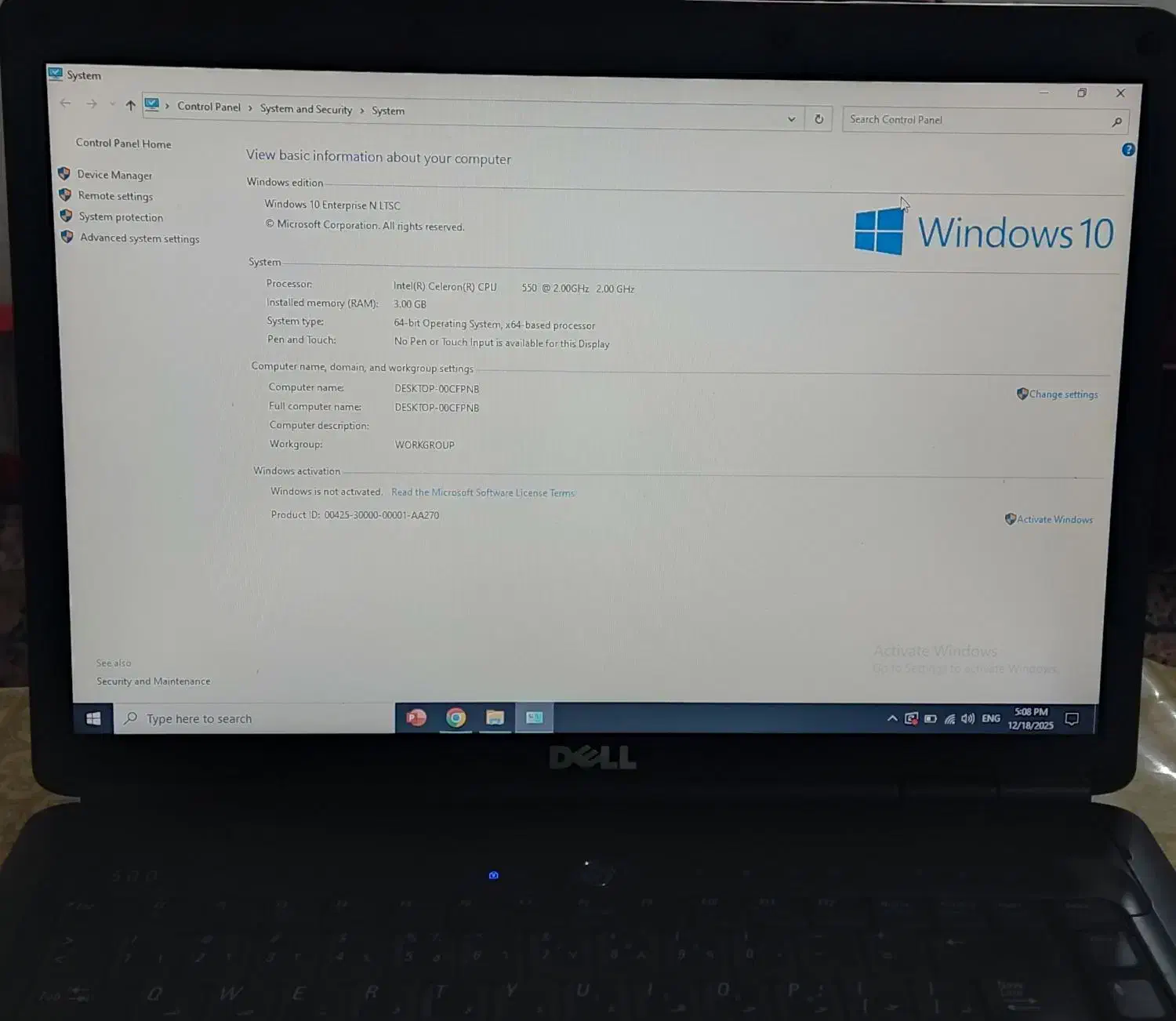 لپتاپ دل خیلی تمیز و سالم|رایانه همراه|تهران, جیحون|دیوار