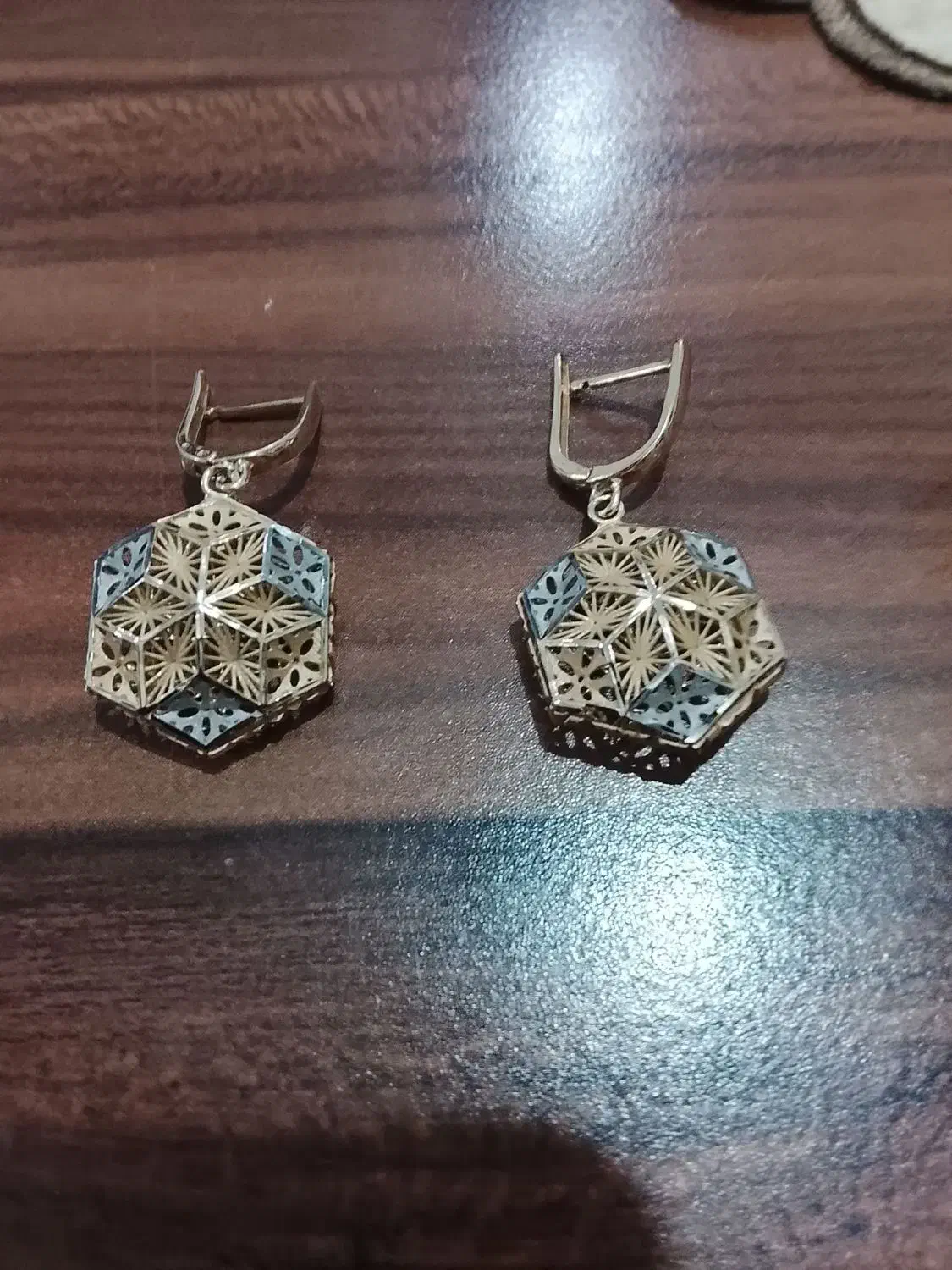 گوشواره طلا فقط با4درصدبالای تابلو 7.35گرم|جواهرات|اردبیل, |دیوار