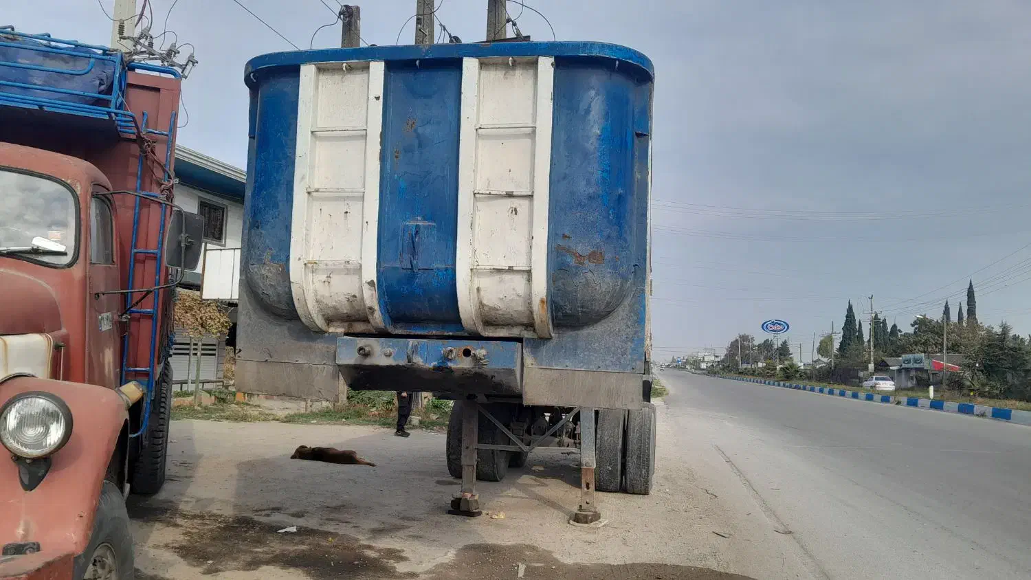 لگن کمپرس دومحور|خودرو سنگین|سورک, |دیوار