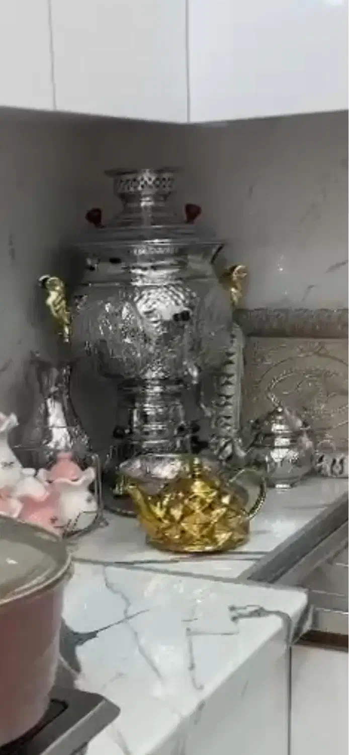 سماور گازی اکبر برادران|سماور، چای‌ساز، قهوه‌ساز|قم, باغ کرباسی|دیوار