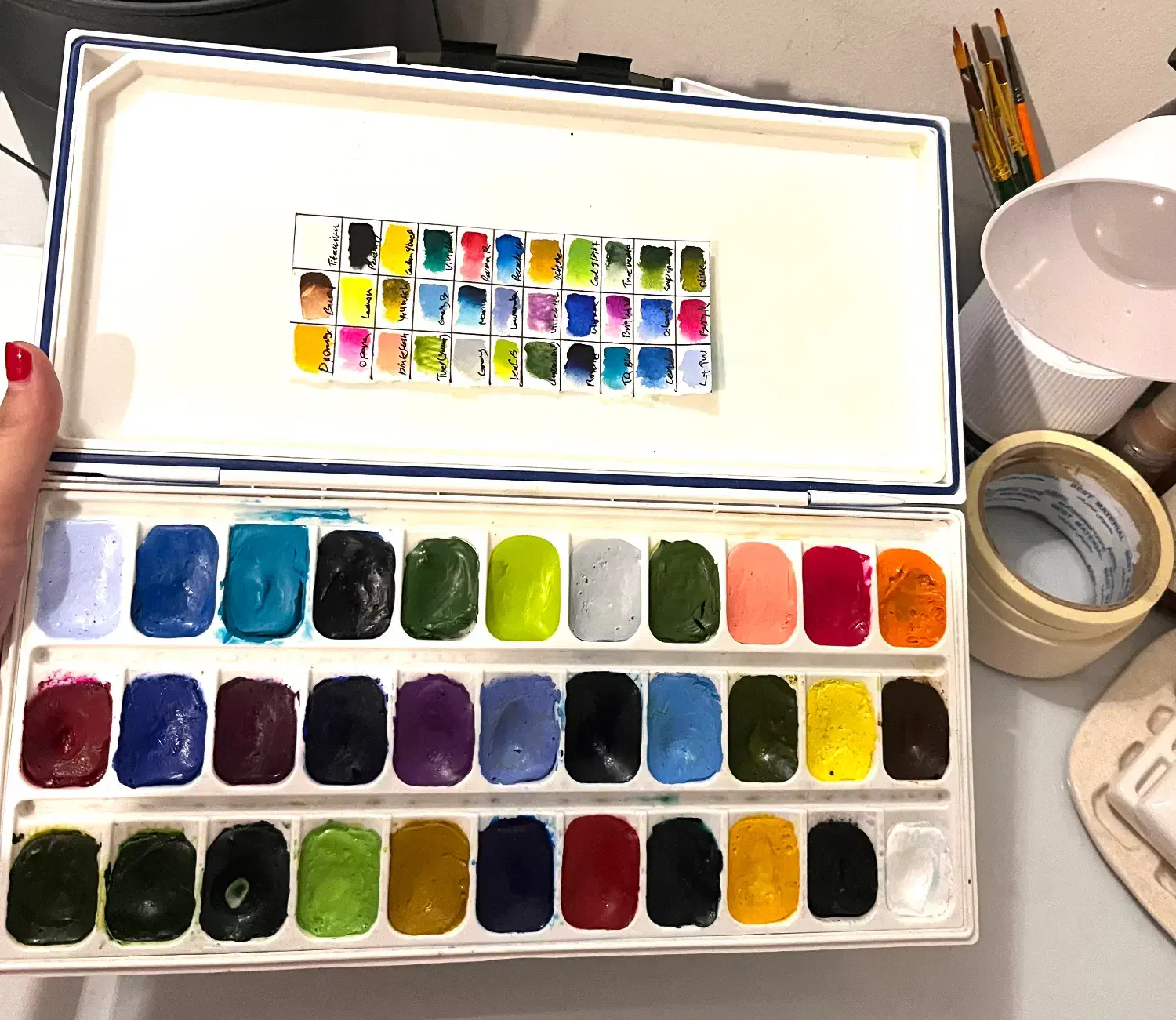 پالت میشن آبرنگ|لوازم التحریر|تهران, اختیاریه|دیوار