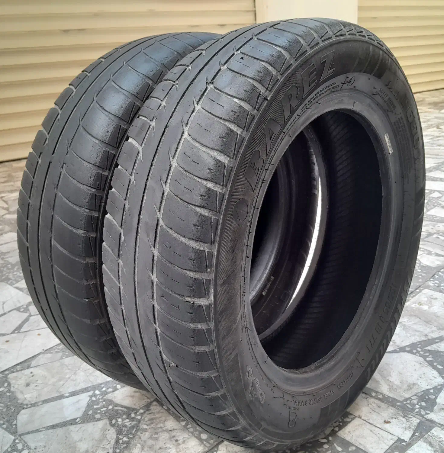 دو حلقه لاستیک پراید مارک بارز|قطعات یدکی و لوازم جانبی|رشت, چمارسرا|دیوار