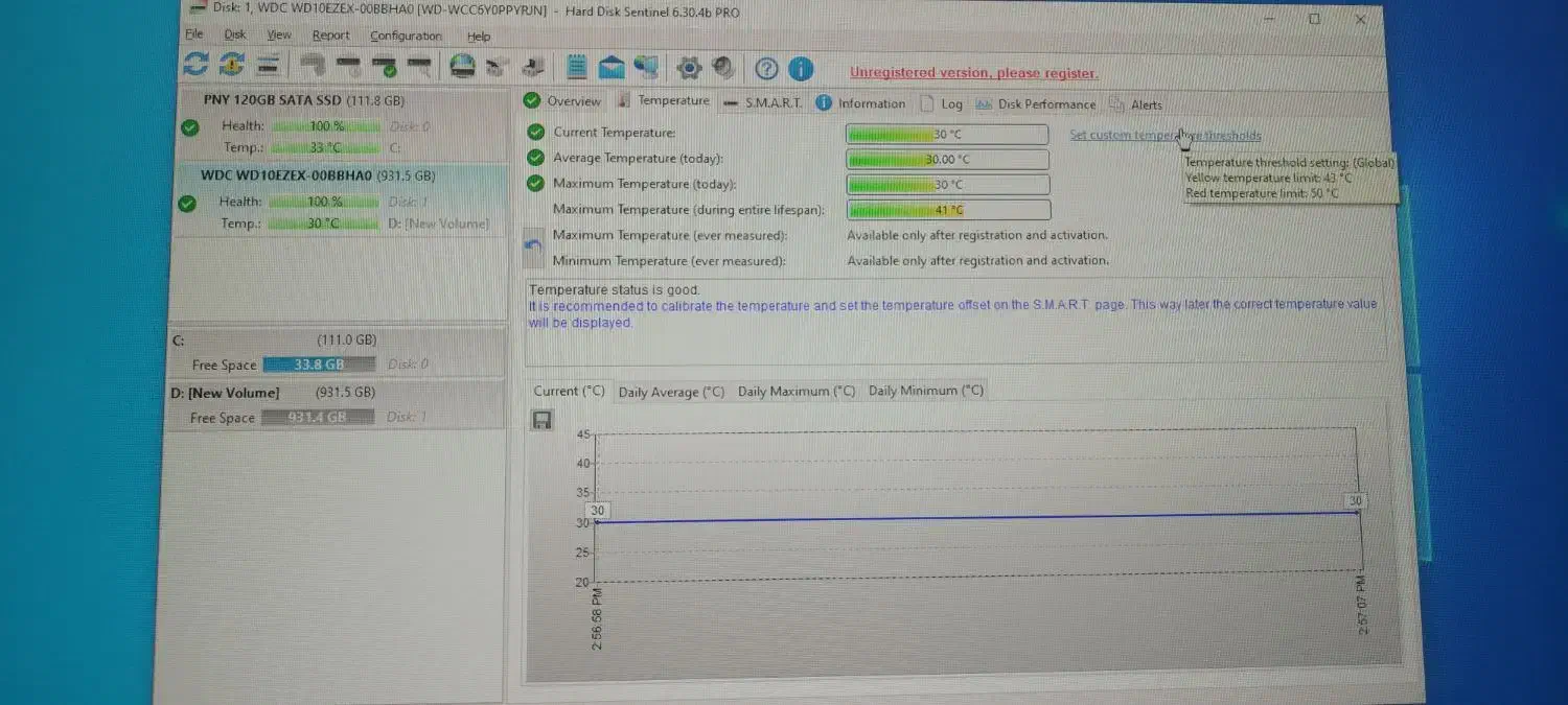 هارد 1TB وسترن دیجیتال آبی اک|قطعات و لوازم جانبی رایانه|قم, هفت تیر|دیوار