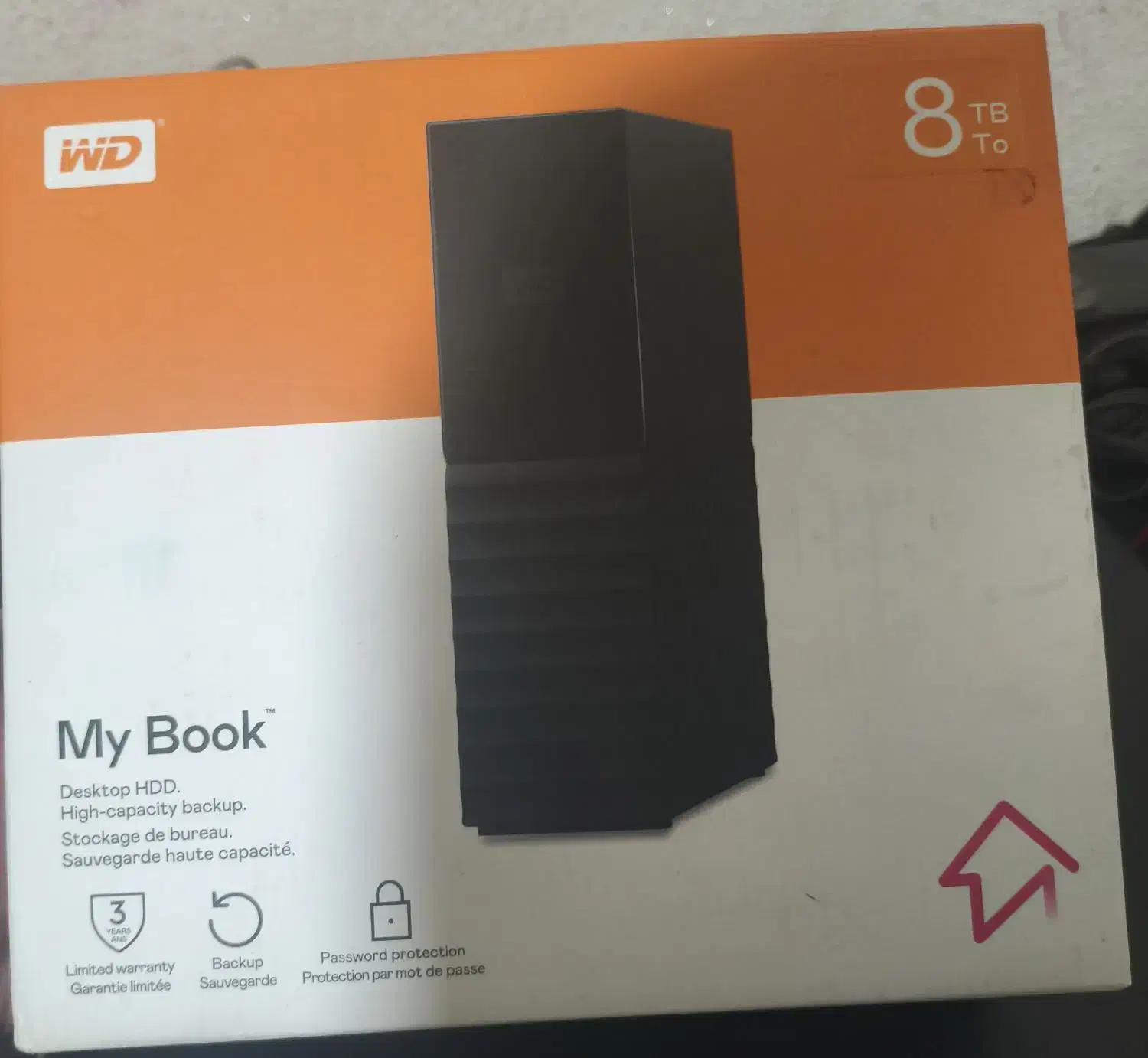 هارداکسترنال وسترن دیجیتال مای بوک ۸ترابایت|قطعات و لوازم جانبی رایانه|قزوین, |دیوار