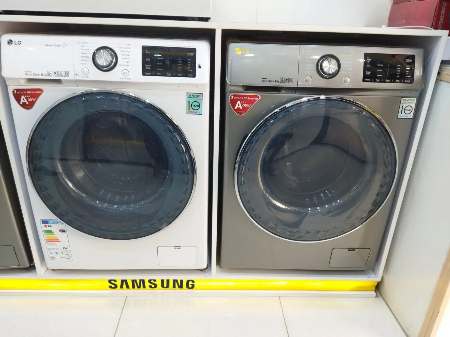 9 کیلویی lg|ماشین لباسشویی و خشک‌کن لباس|کرج, جهان‌شهر|دیوار