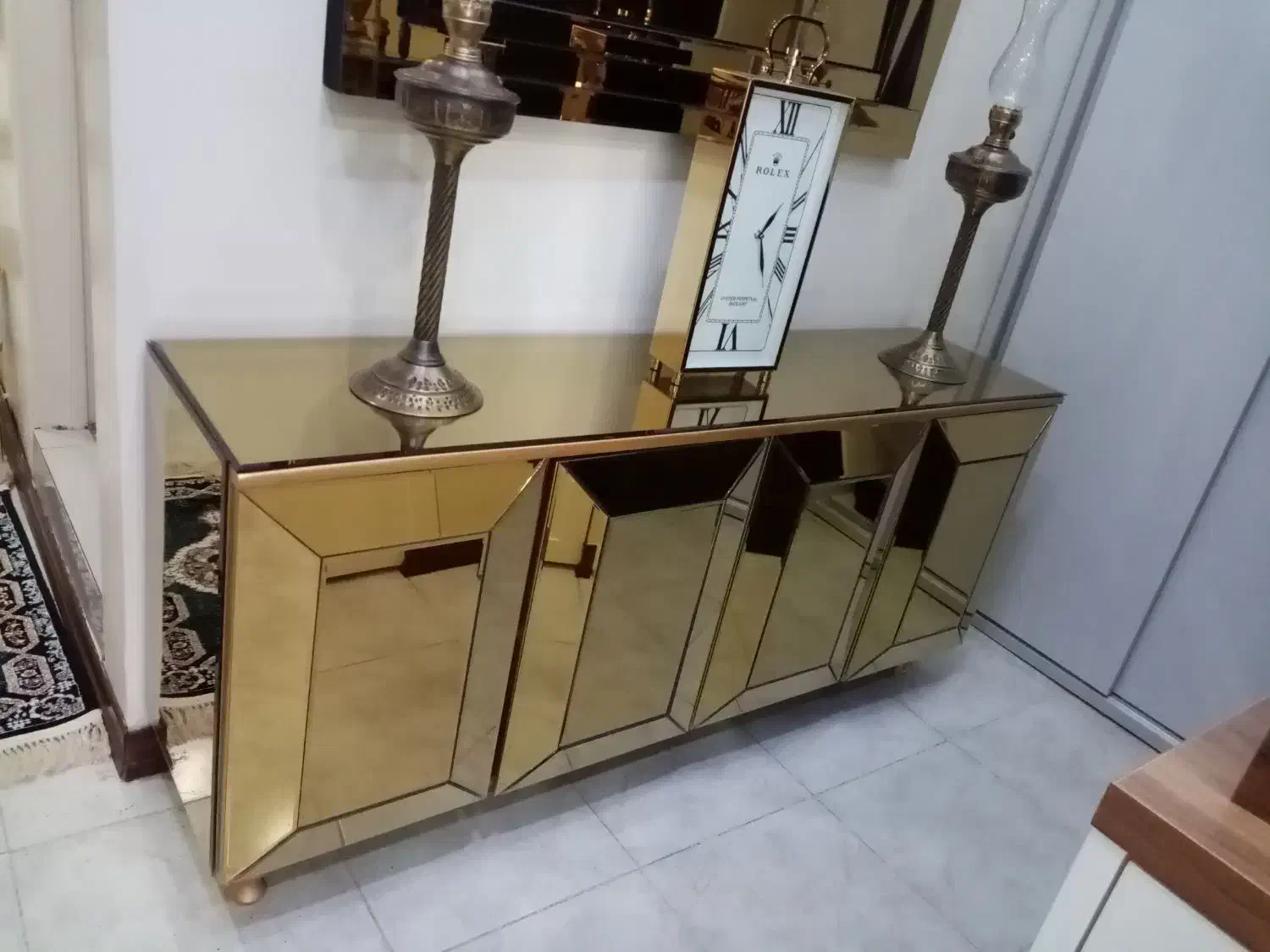 آینه کنسول|بوفه، ویترین، کنسول|پردیس, فاز ۸|دیوار