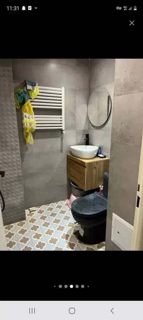 ۱۰۵ متر ۲ خواب سالن پرده خور فول دیزاین