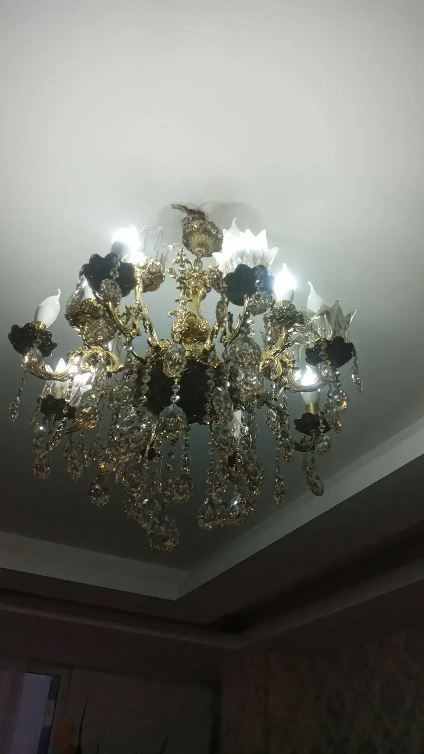 دو عدد لوستر|لوستر و چراغ آویز|گرمدره, |دیوار