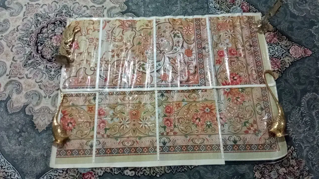 فرش دست بافت با دار قالی|فرش|همدان, |دیوار