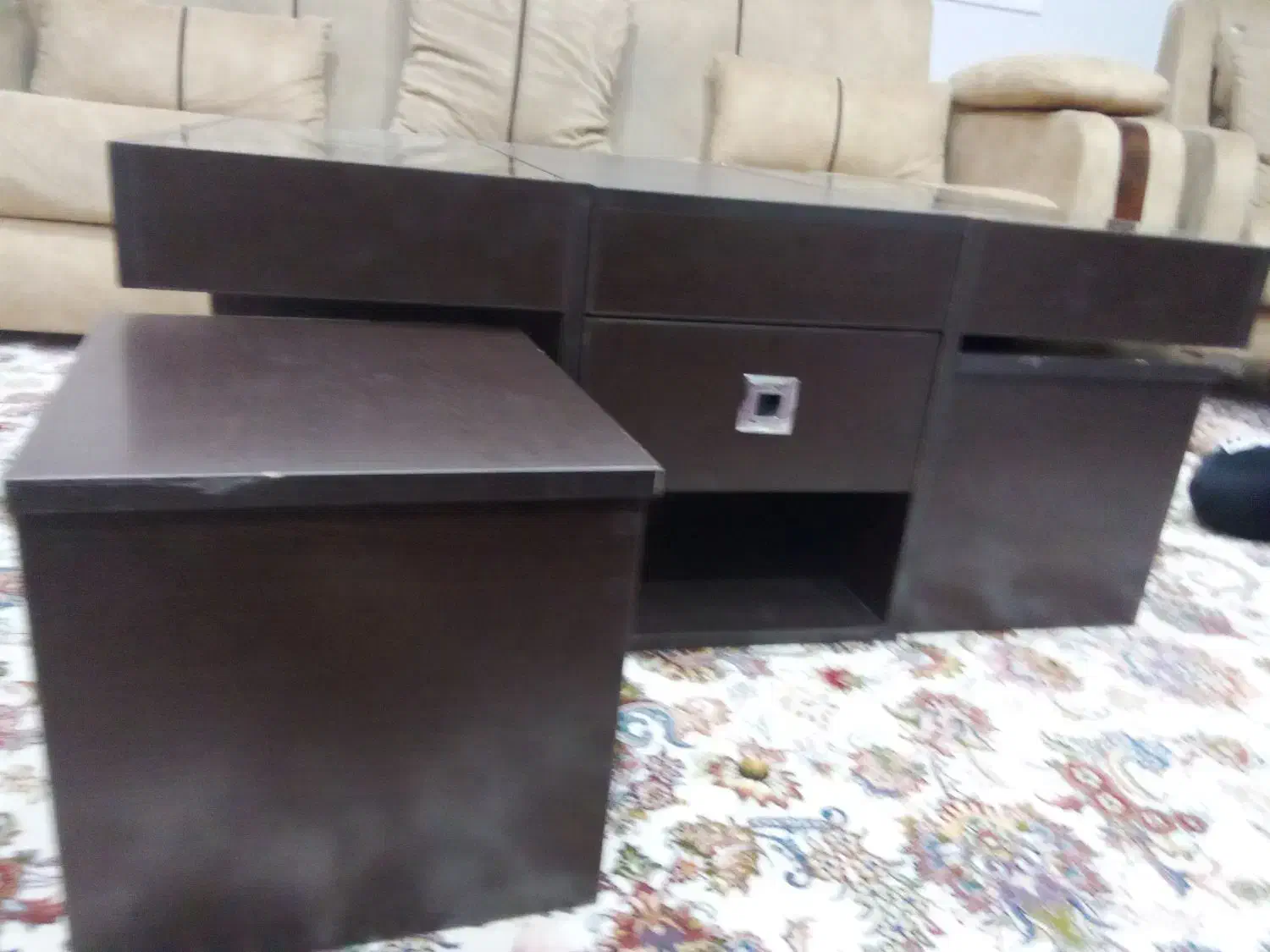 میز جلو مبلی|مبلمان خانگی و میز عسلی|کاشمر, |دیوار
