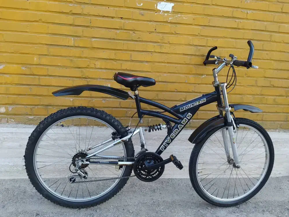 دوچرخه26دنده‌ای کمکدارفنری رینگ آلمینیومی در حد نو|دوچرخه، اسکیت، اسکوتر|آبادان, |دیوار