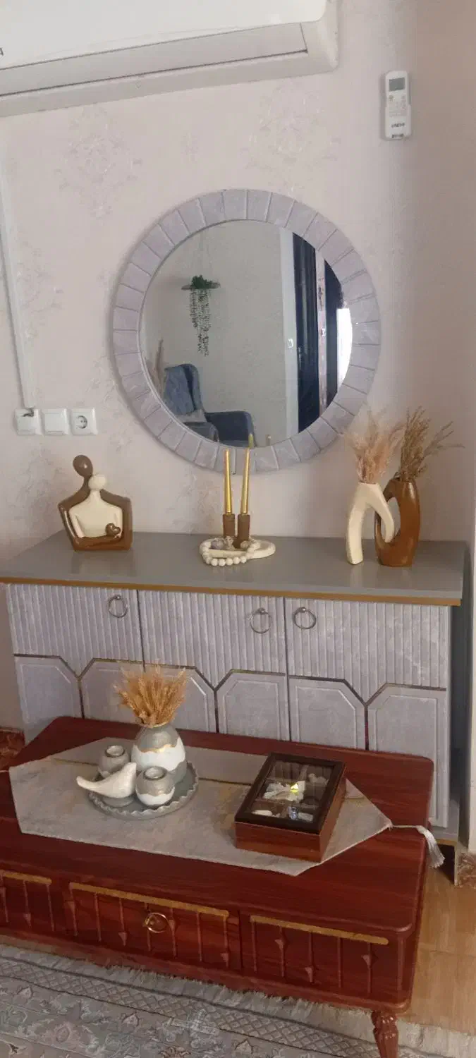 آینه کنسول|بوفه، ویترین، کنسول|صومعه‌سرا, |دیوار