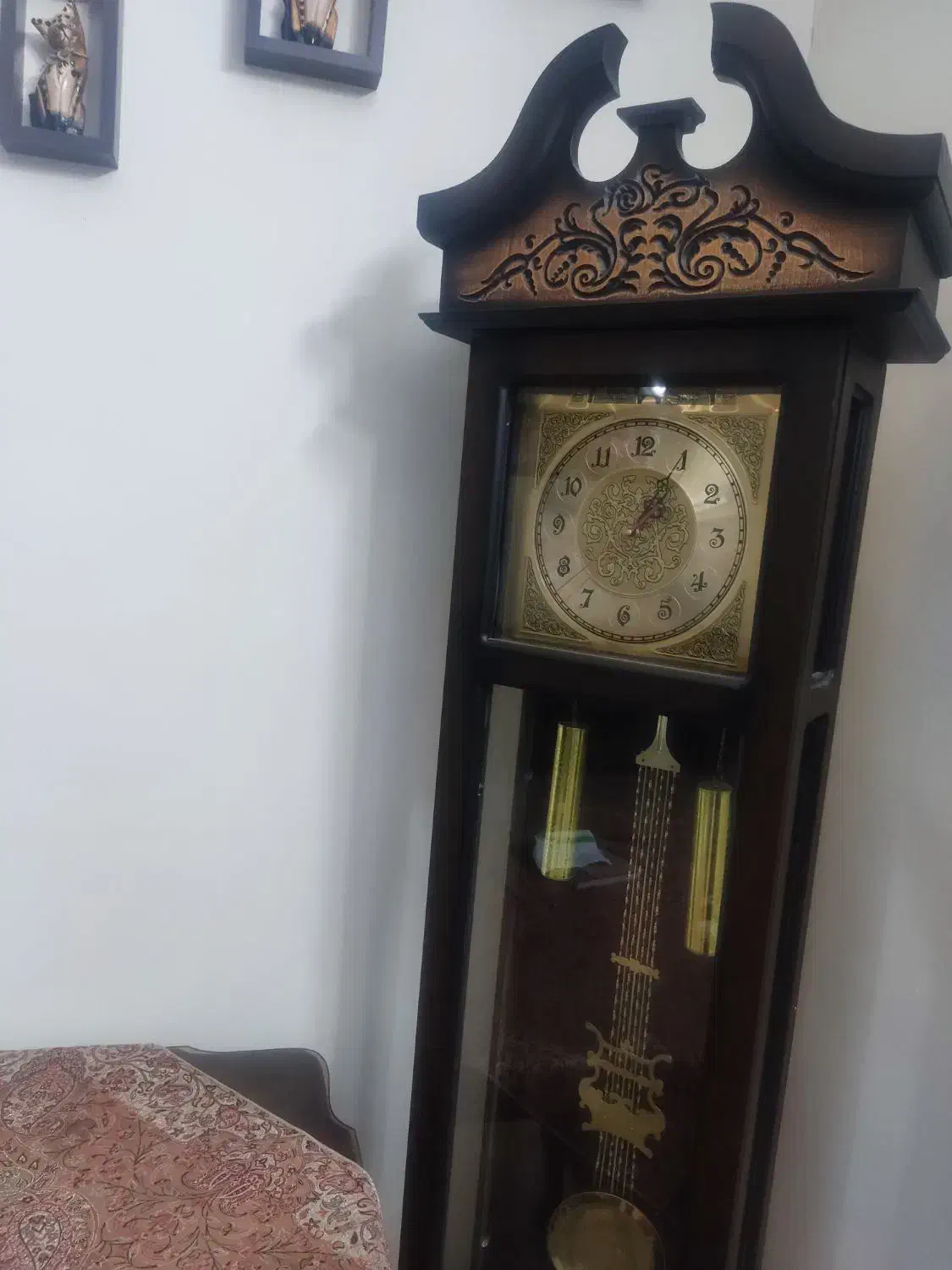 ساعت ایستاده چوبی|صنایع دستی و سایر لوازم تزئینی|مشهد, شهید مطهری|دیوار
