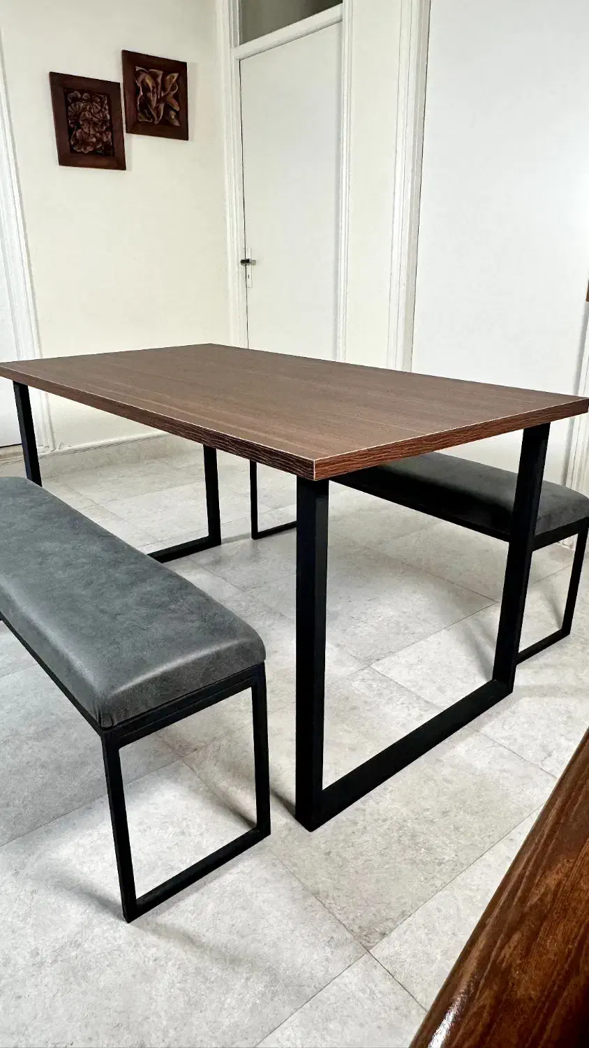 میزونیمکت غذاخوری۴نفره شیک قیمتو پایین گذاشتم|میز و صندلی غذاخوری|بابل, |دیوار