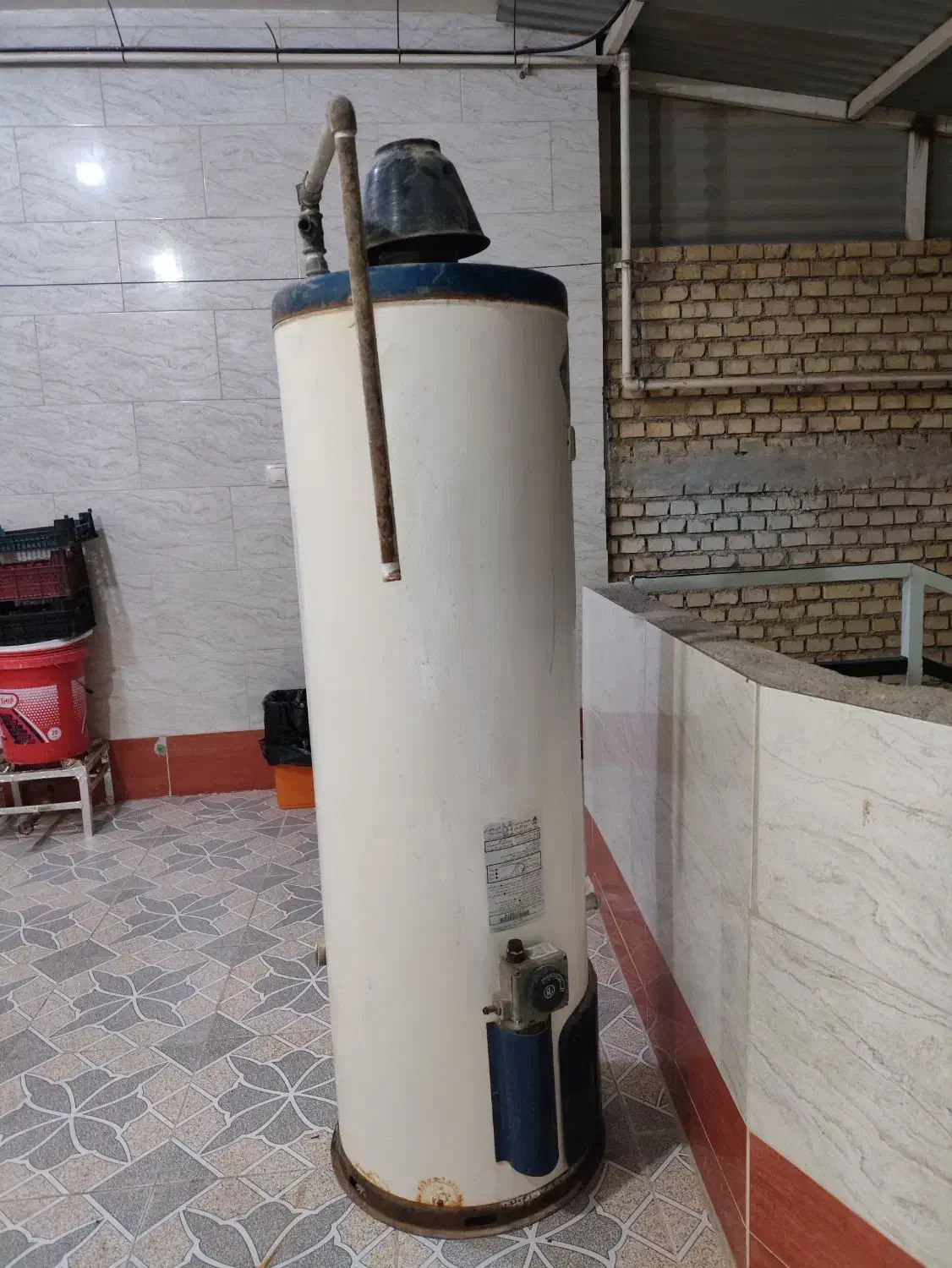 آبگرمن مخزنی ۱۵۰ لیتری گاز شهری|آبگرمکن، پکیج، شوفاژ|هندیجان, |دیوار