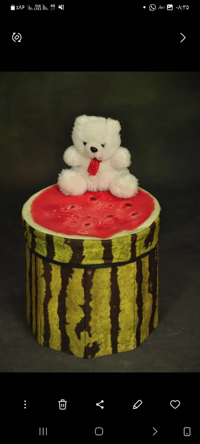 صندلی کودک طرح هندوانه|تخت و صندلی بچه|تبریز, |دیوار