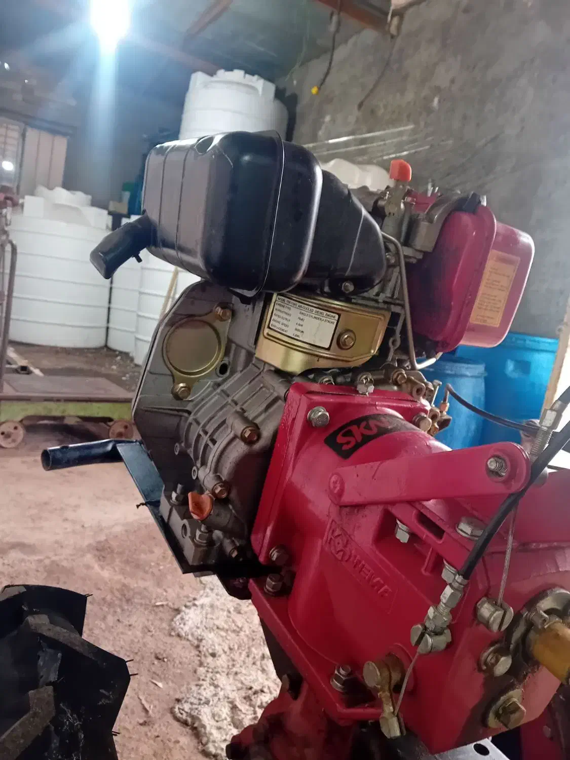 تیلر 7 اسب استارتی دیزلی WEMA|ماشین‌آلات صنعتی|گیلوان, |دیوار