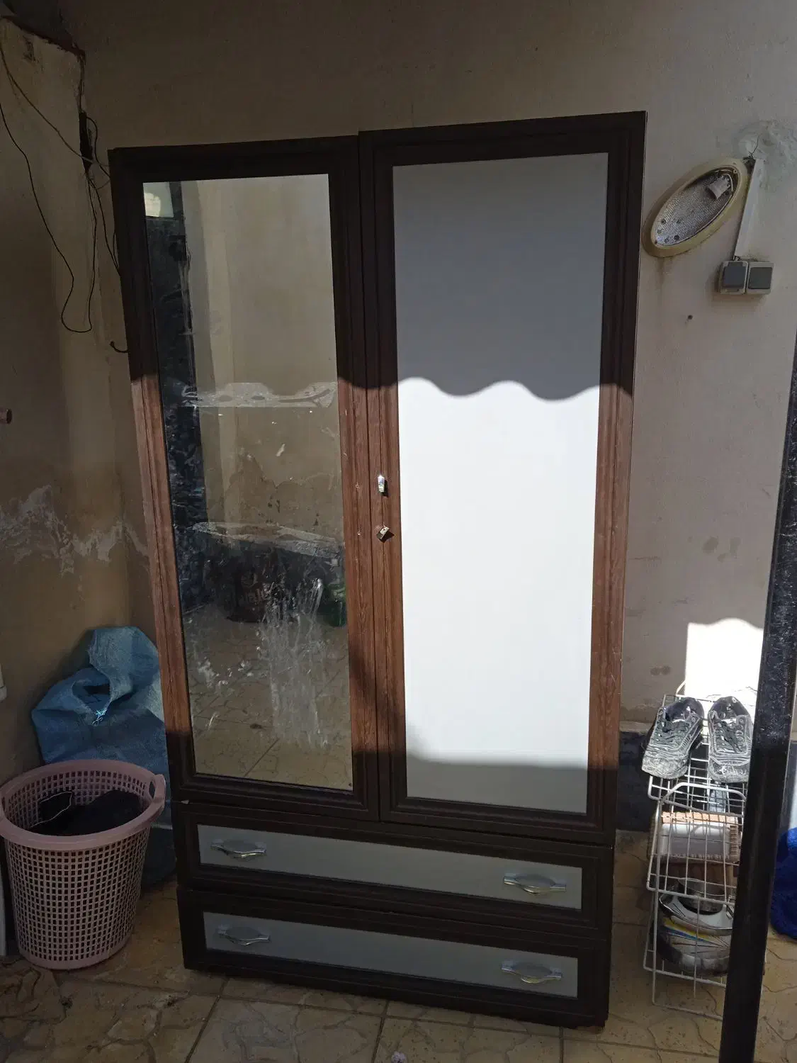 کمد بزرگ لباس|جاکفشی، کمد، دراور|اردبیل, |دیوار