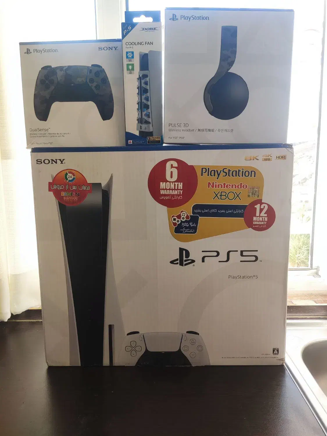 ps5 standard با همه لوازم|کنسول، بازی ویدئویی و آنلاین|رودهن, |دیوار