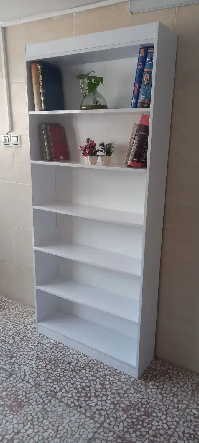 تولید کتابخانه ساده سایز بزرگ مدل L2|کتابخانه، شلف، قفسه‌های دیواری|صدرا-فارس, فاز ۱|دیوار