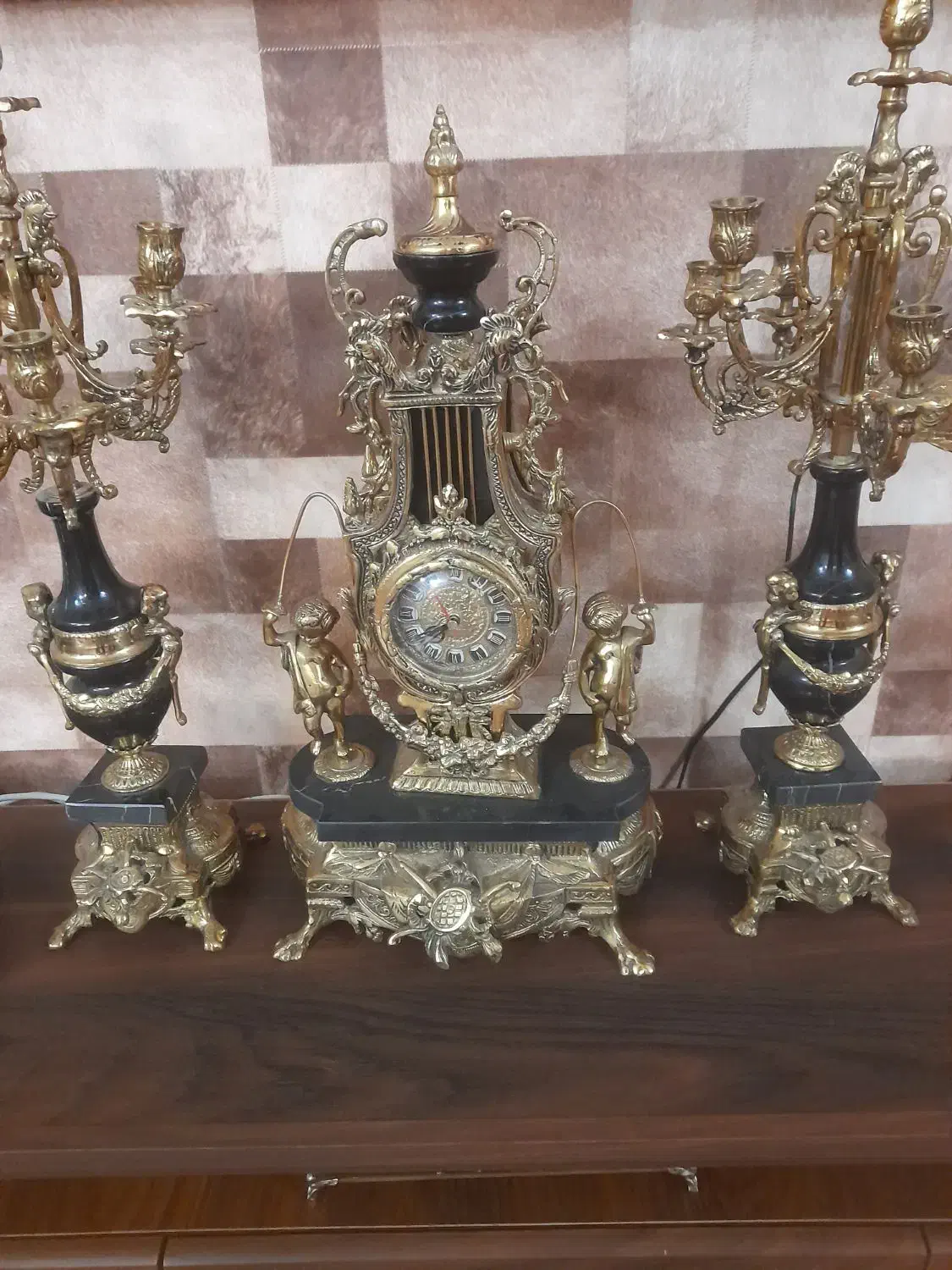 ساعت وشمعدان|ساعت دیواری و تزئینی|زنجان, |دیوار