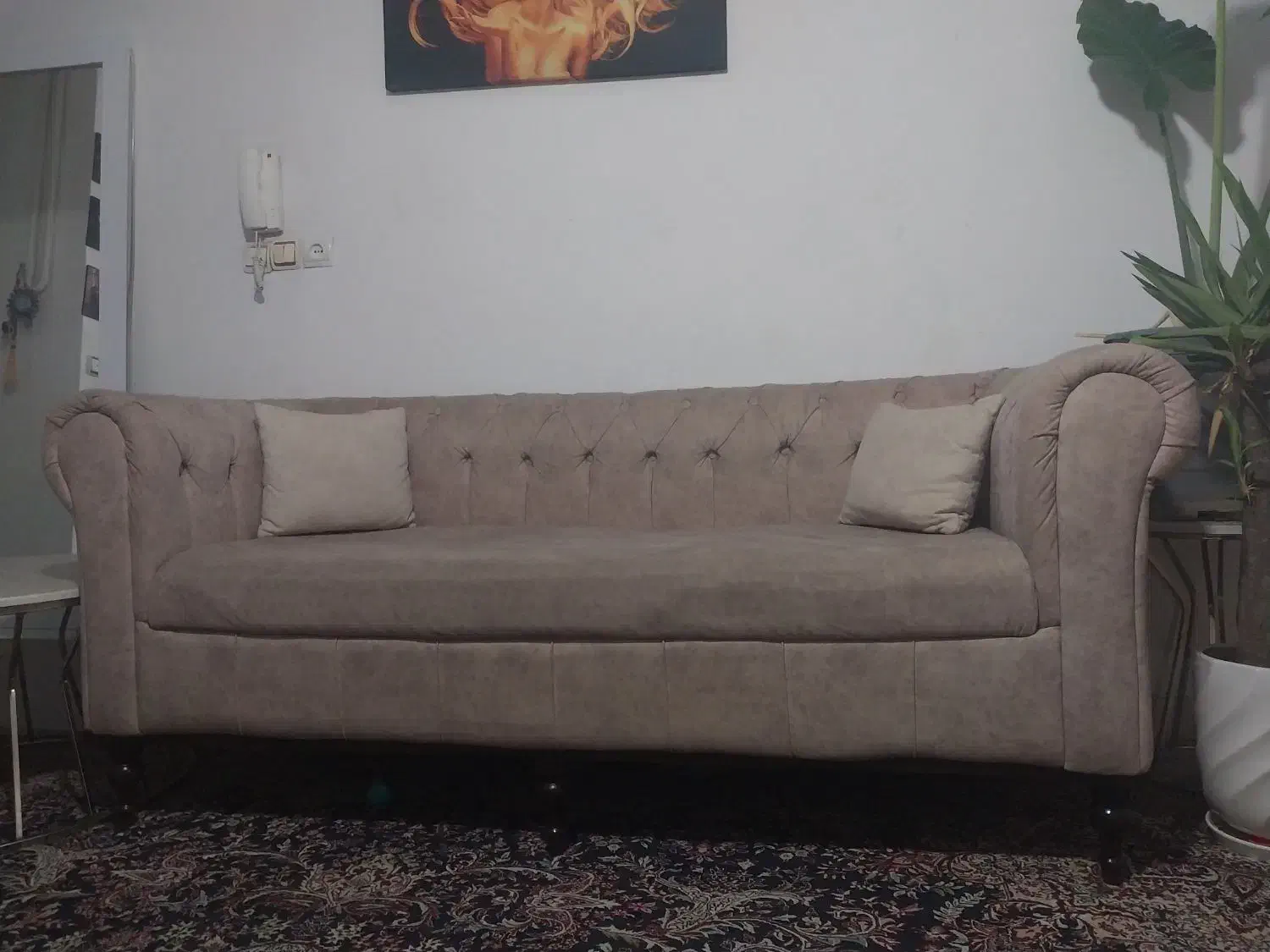 مبل و میز جلو مبلی،عسلی چستر درحد نو|مبلمان خانگی و میز عسلی|پاکدشت, پاکدشت (مامازند)|دیوار