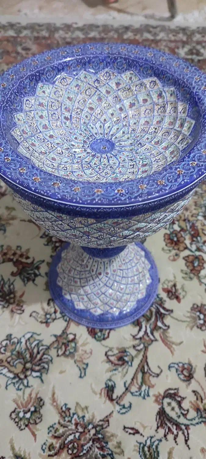 جام مینا کاری اصل|کلکسیون اشیاء عتیقه|رشت, یخسازی|دیوار