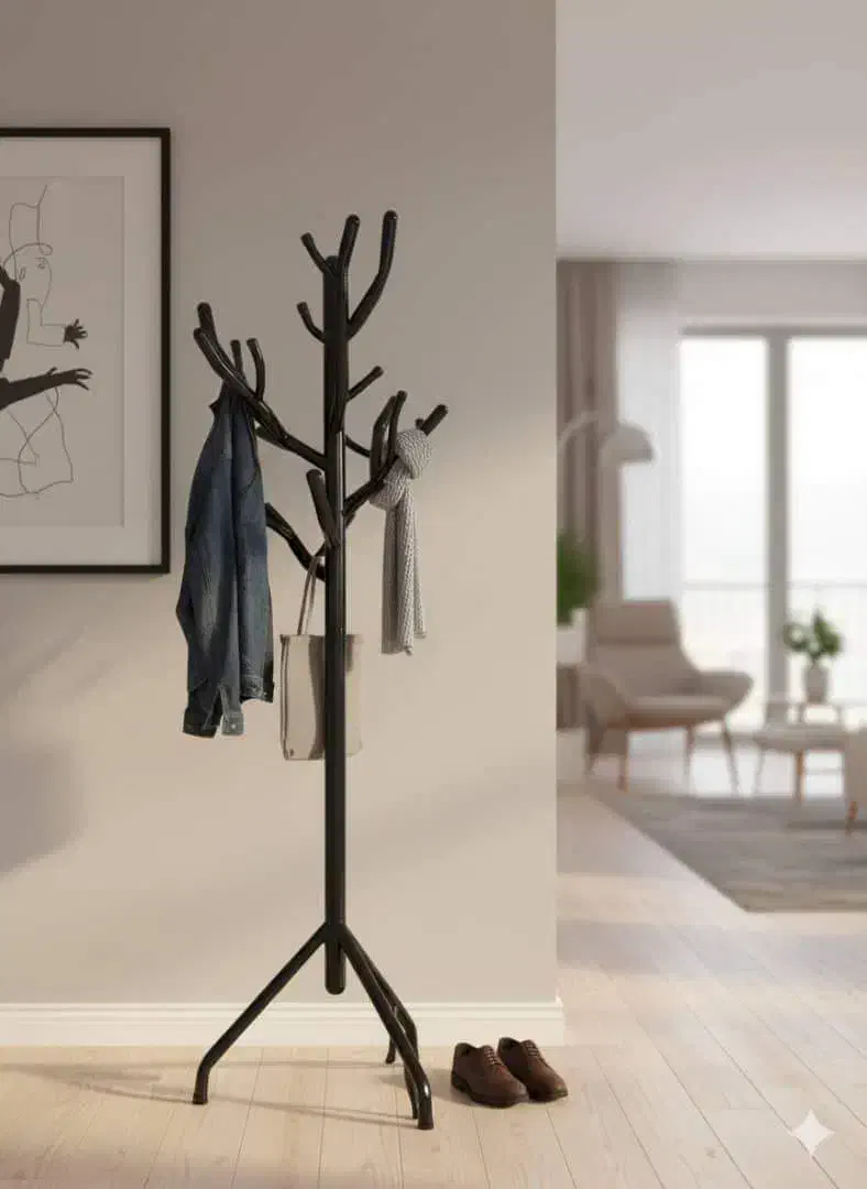 فروش ویژه انواع چوب لباسی فلزی ایستاده|بندرخت و رختآویز|نجفآباد, جوزدان|دیوار