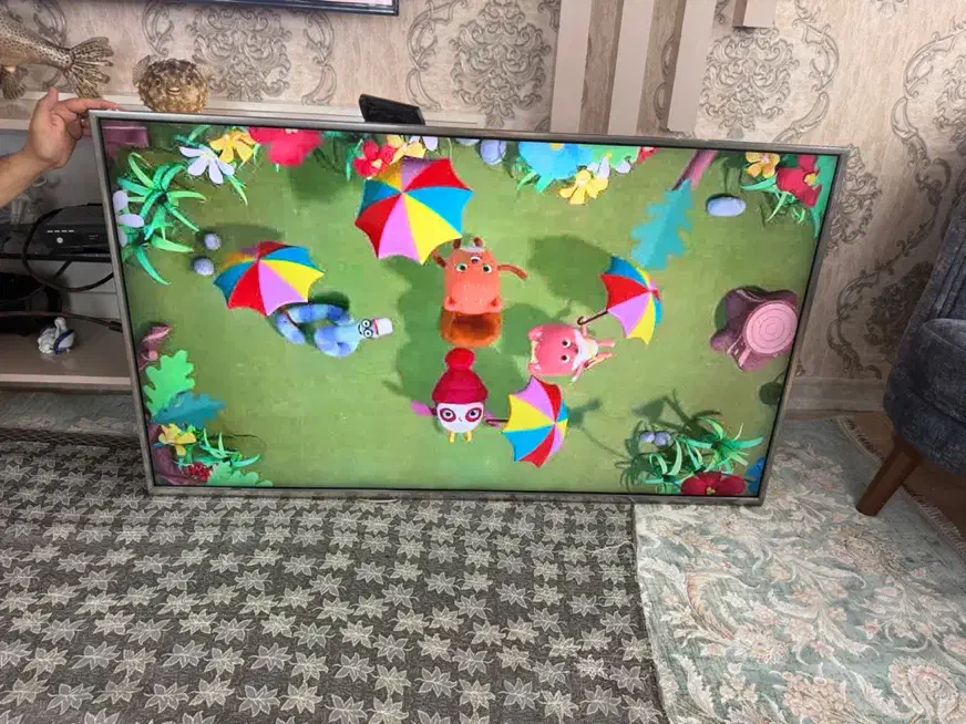 تلویزیون ال ای دی ۵۵ اینچ پاناسونیک اصل مالزی|تلویزیون و پروژکتور|ری, هاشم‌آباد|دیوار