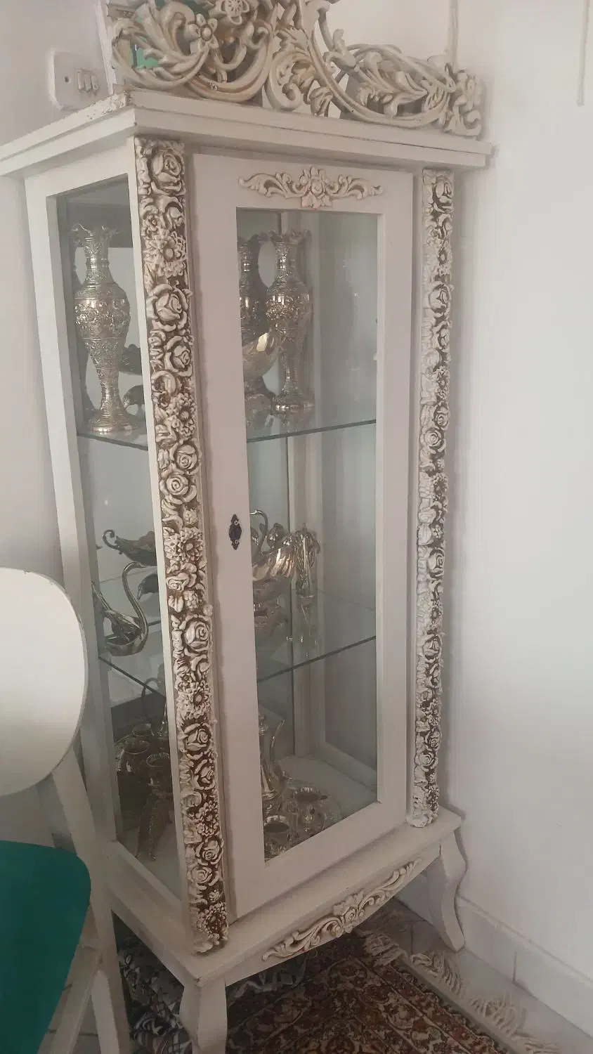 بوفه تاجدار سفید|بوفه، ویترین، کنسول|کرج, گلشهر|دیوار