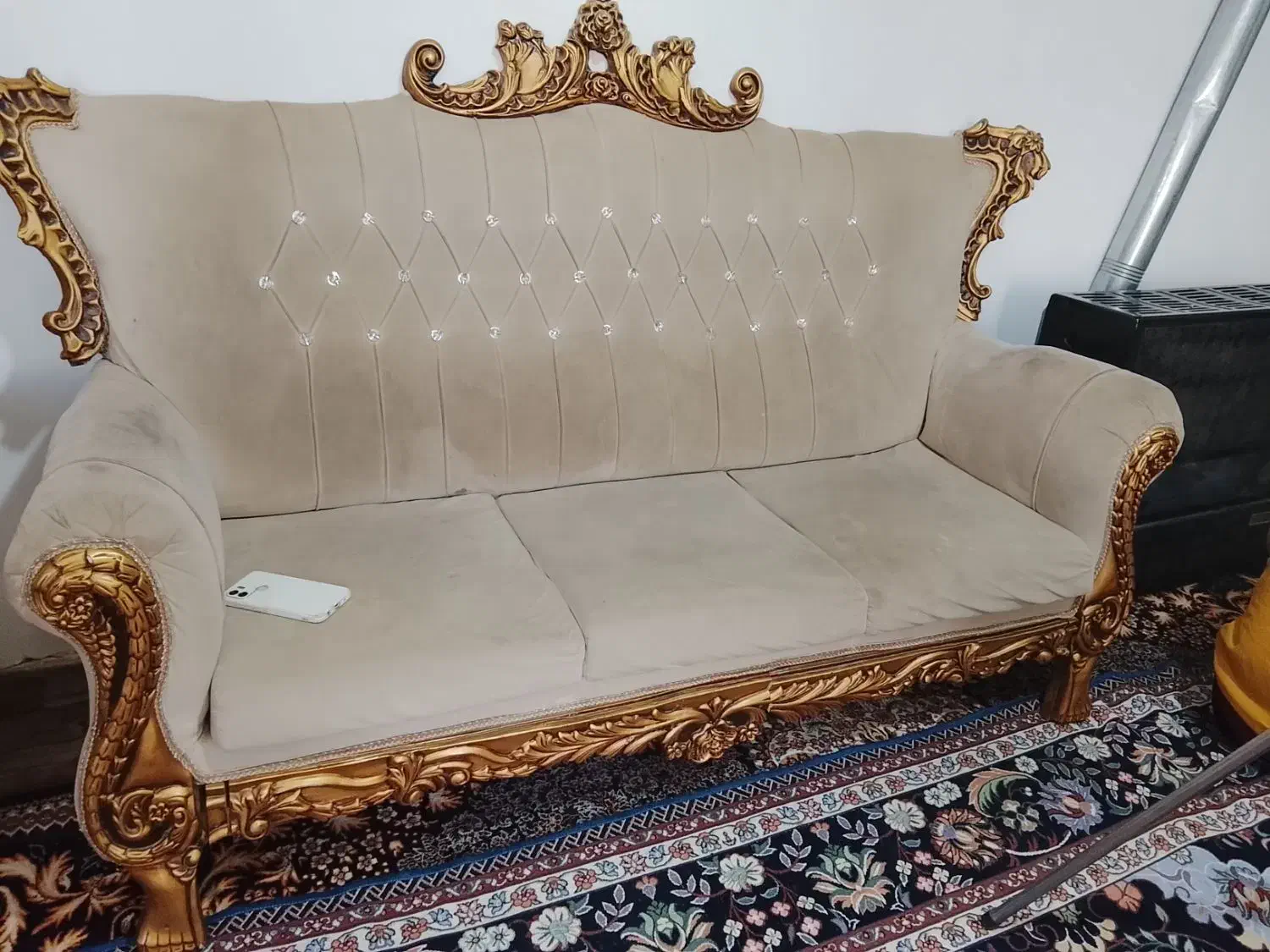 مبل سلطنتی|مبلمان خانگی و میز عسلی|تاکستان, |دیوار