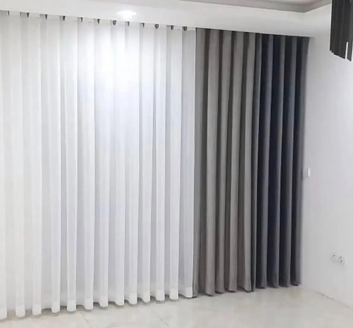 پرده دوخت شده دومتری ۲۵۰۰|پرده، رانر، رومیزی|اهواز, ۳۰ متری|دیوار