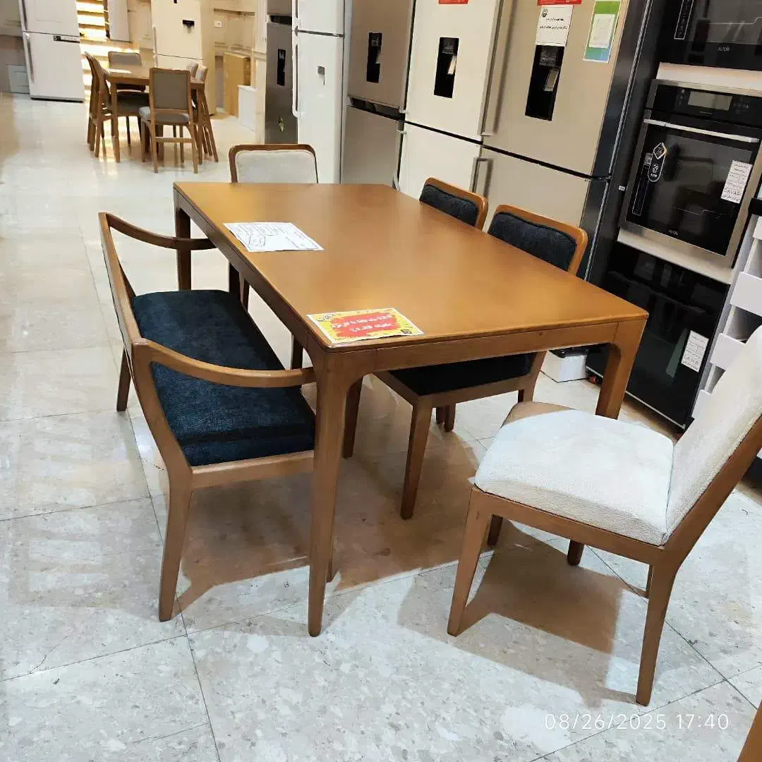 سرویس میز ناهار خوری مدل (L ال) 2 تا 8 نفره|میز و صندلی غذاخوری|مشهد, الهیه|دیوار