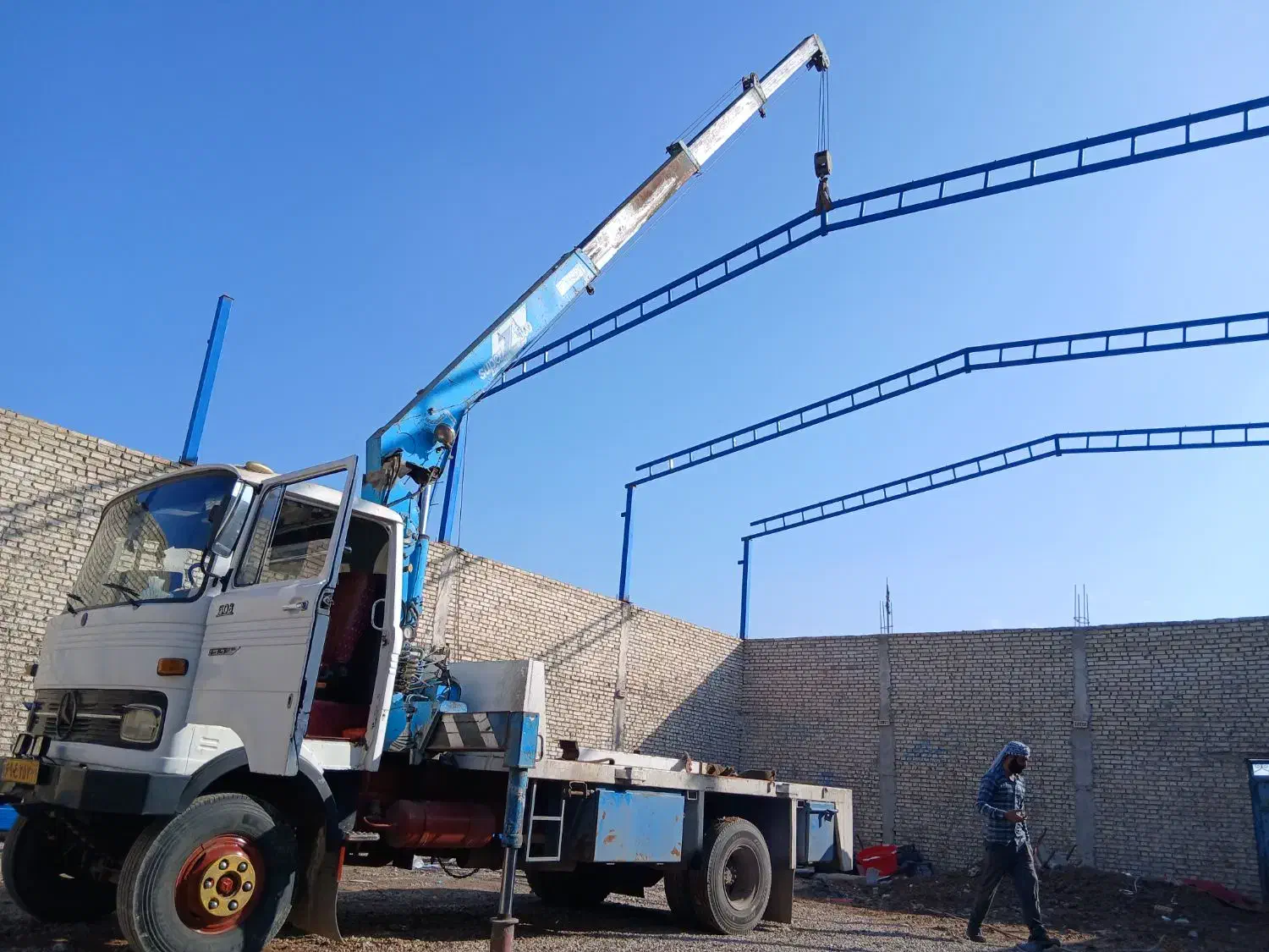 جرثقیل خاور۶۰۸|خودرو سنگین|اهواز, سپیدار|دیوار