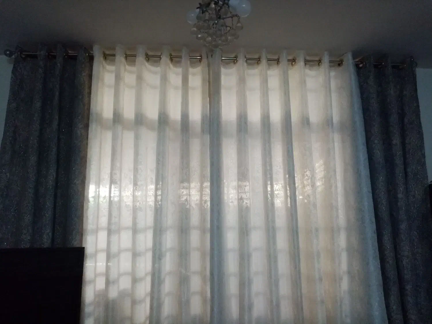 دوخت ونصب پرده های پانج|پرده، رانر، رومیزی|اهواز, کوی سعدی|دیوار