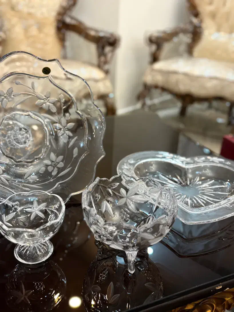 ست کریستال سوگا اصل ژاپن نو|ظروف سرو و پذیرایی|تهران, تاکسیرانی|دیوار