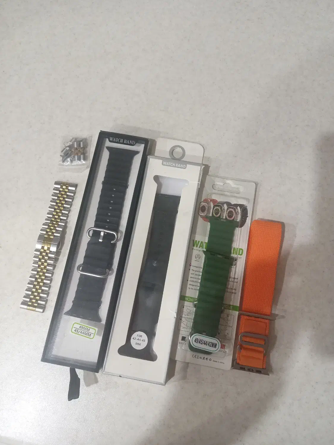 بند ساعت هوشمند اپل واچ ۵عدد|لوازم جانبی موبایل و تبلت|شیراز, شهرک گلدشت حافظ|دیوار