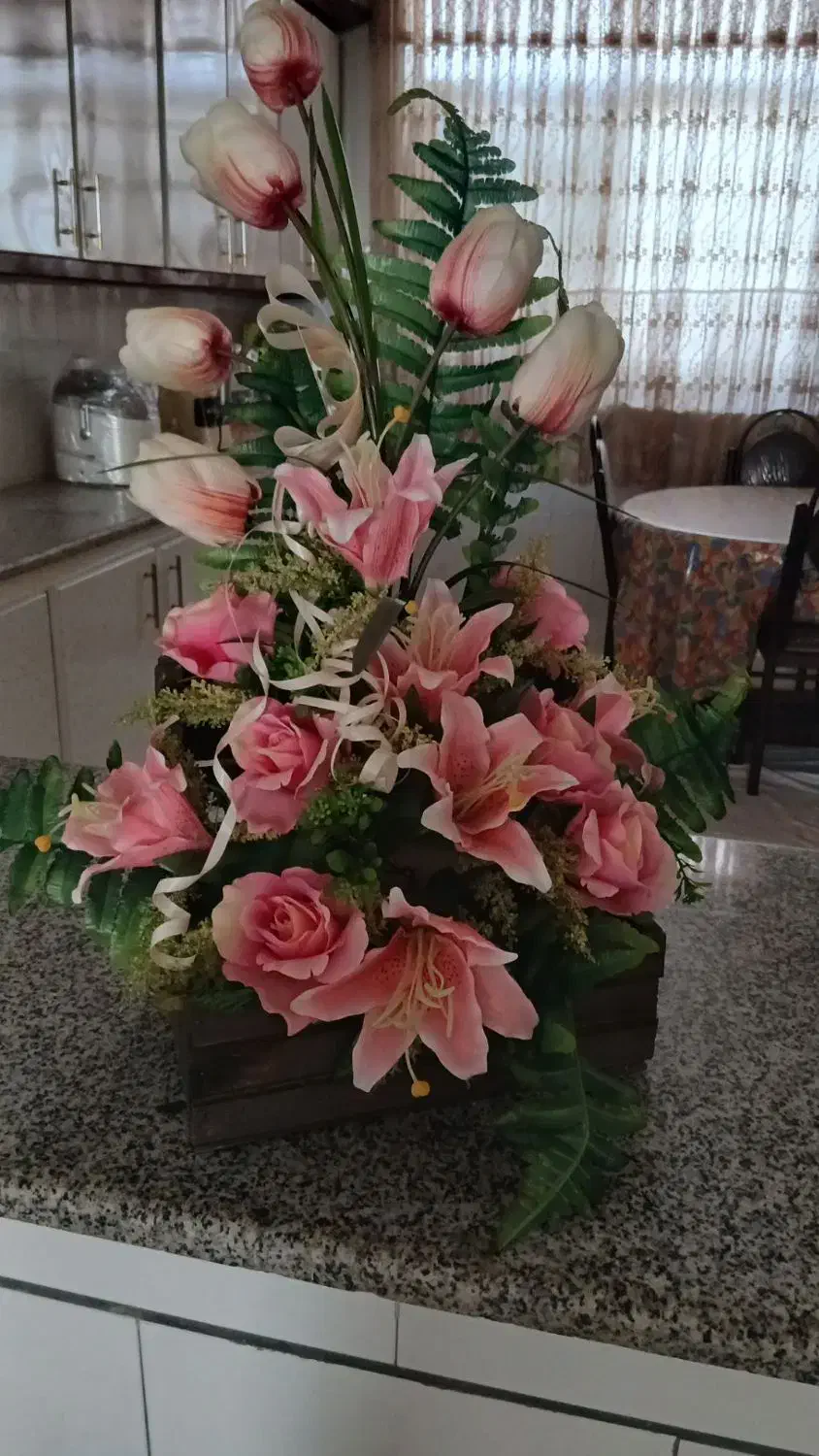 دو عدد صندوقچه گل مصنوعی|گل مصنوعی|اراک, |دیوار