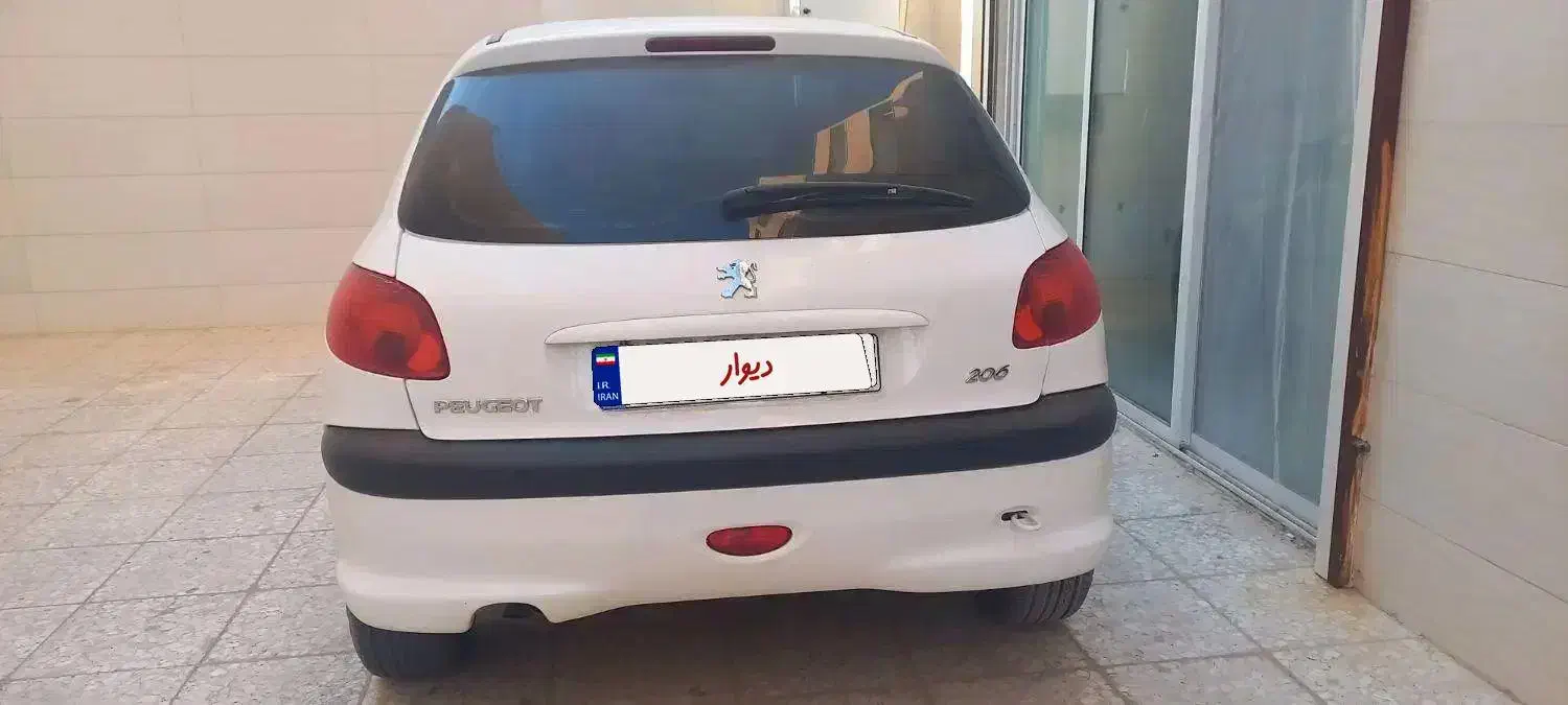 206 تیپ ۵ موتور Tu5 مدل ۹۸|خودرو سواری و وانت|برخوار, |دیوار