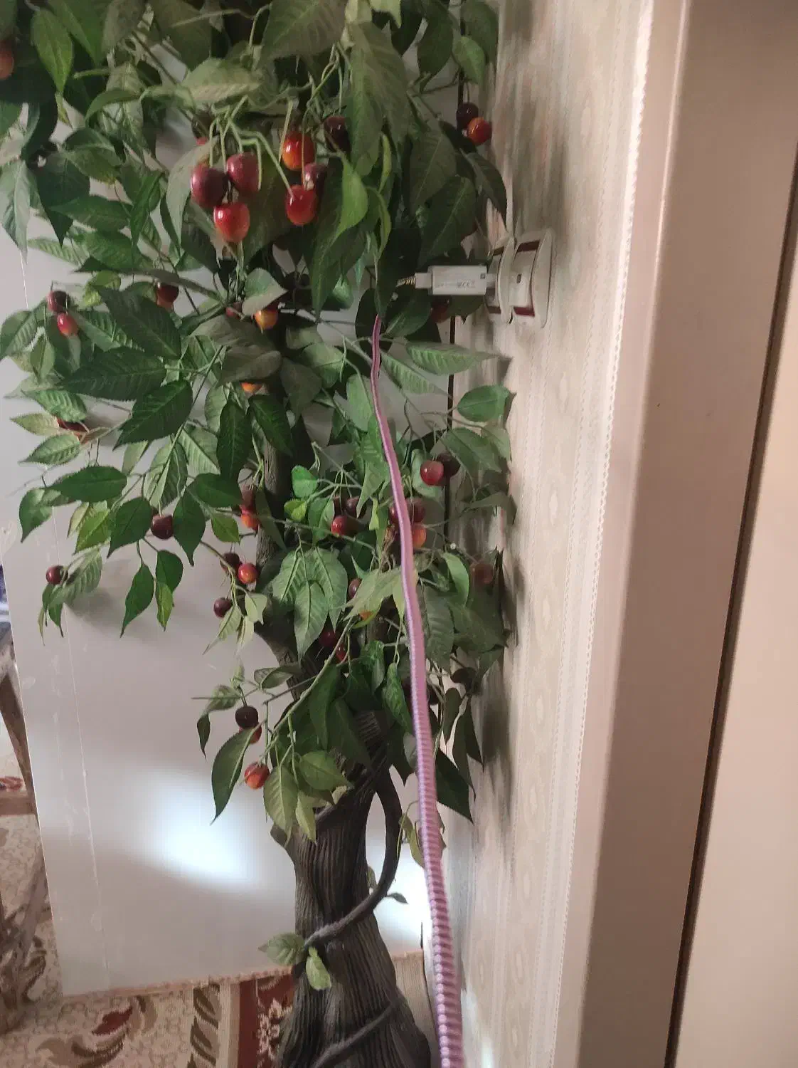 درخت گیلاس|گل مصنوعی|بروجرد, |دیوار