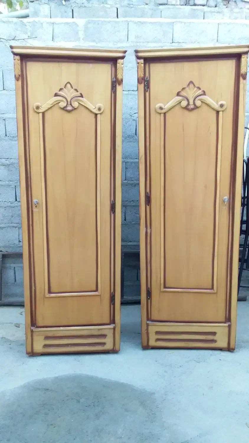 یک عدد کمد دو تیکه زیبا سالم بدون عیب|جاکفشی، کمد، دراور|مهاباد (آذربایجان غربی), |دیوار