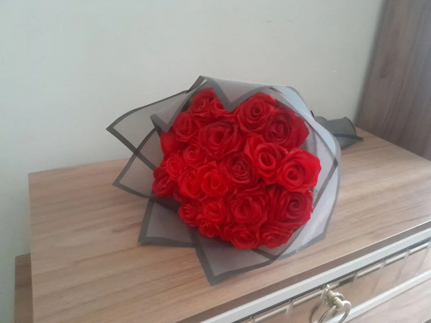 گل روبانی|گل مصنوعی|ساوه, |دیوار