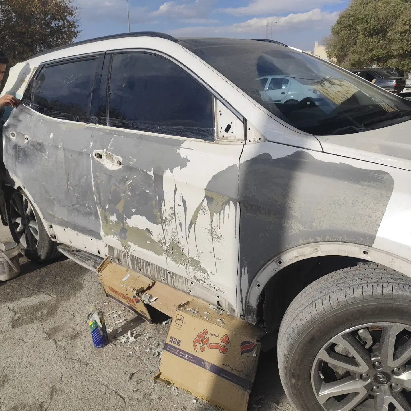 خدمات زیبایی بدنه خودرو از صفر تاصداحیای رنگ سرامی|خدمات موتور و ماشین|ابریشم, |دیوار