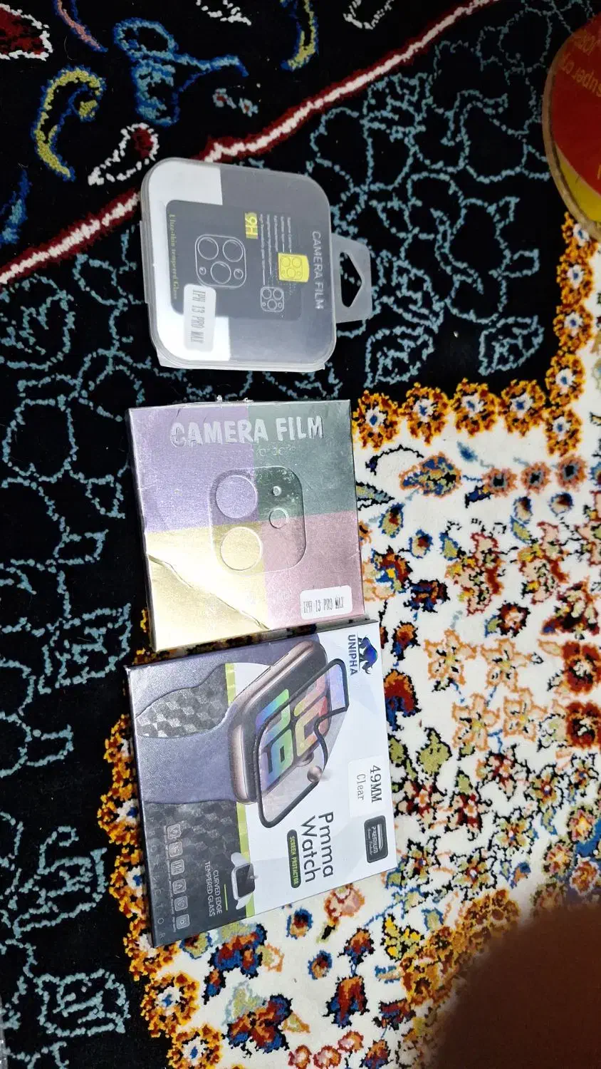 قاب گوشی لنز دوربین وگلس ساعت اپل واچ|لوازم جانبی موبایل و تبلت|شهریار, شهرک امیریه|دیوار