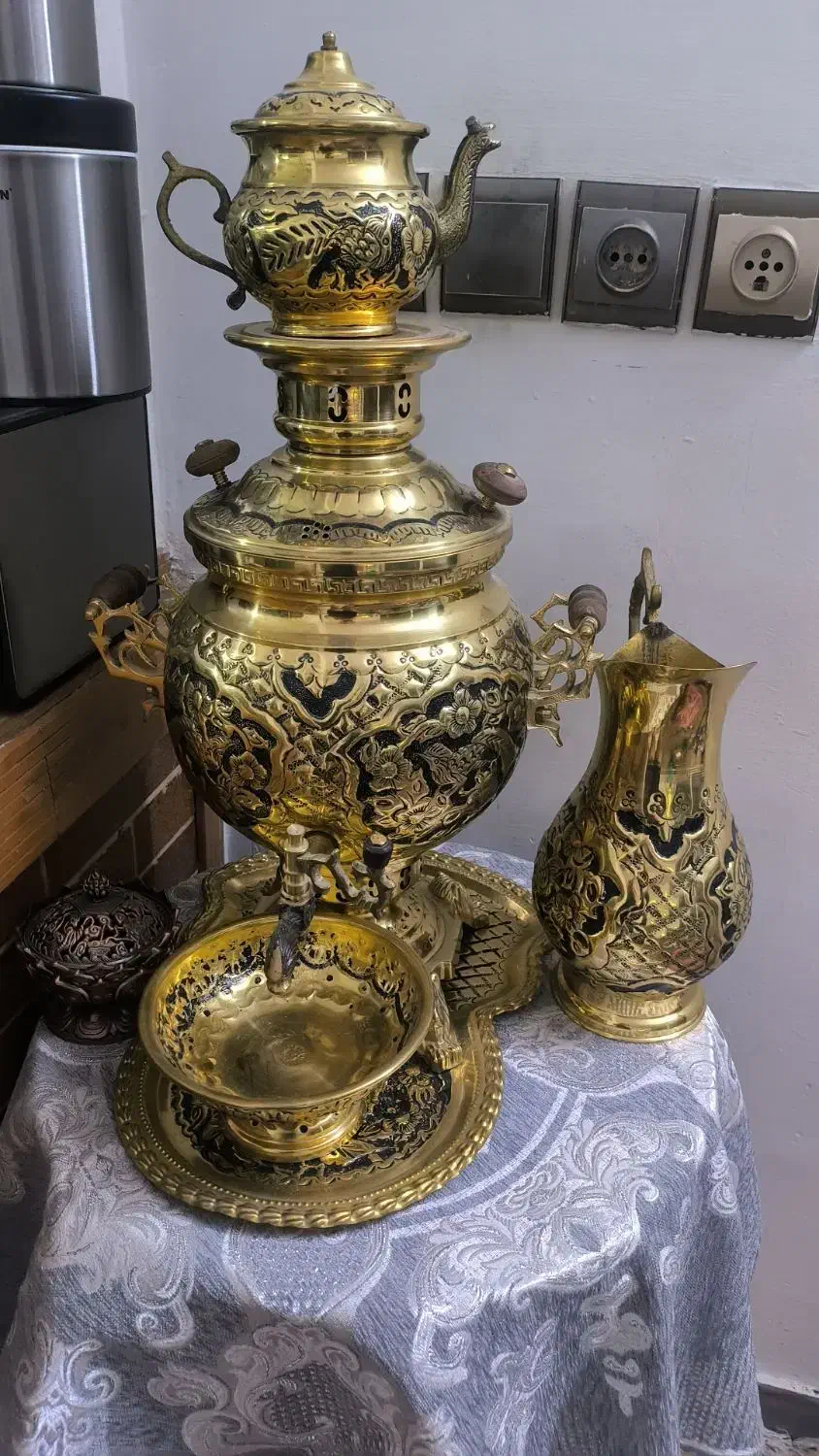 سماوری ذغالی|سماور، چای‌ساز، قهوه‌ساز|مشهد, طبرسی شمالی|دیوار