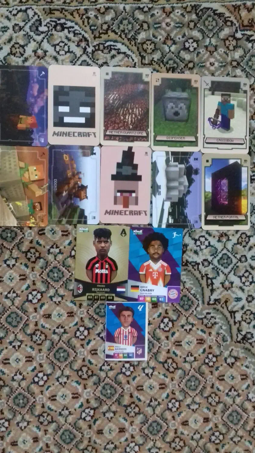 فروش 10عدد کارت ماینکرافت و2عدد کیمدی|کلکسیون و سرگرمی|خوی, |دیوار