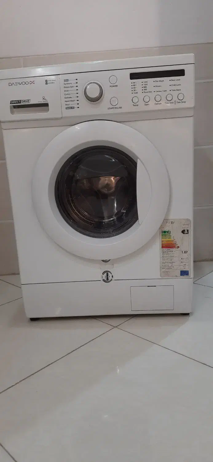 ماشین اباسشویی دوو ۸کیلویی|ماشین لباسشویی و خشک‌کن لباس|یاسوج, |دیوار