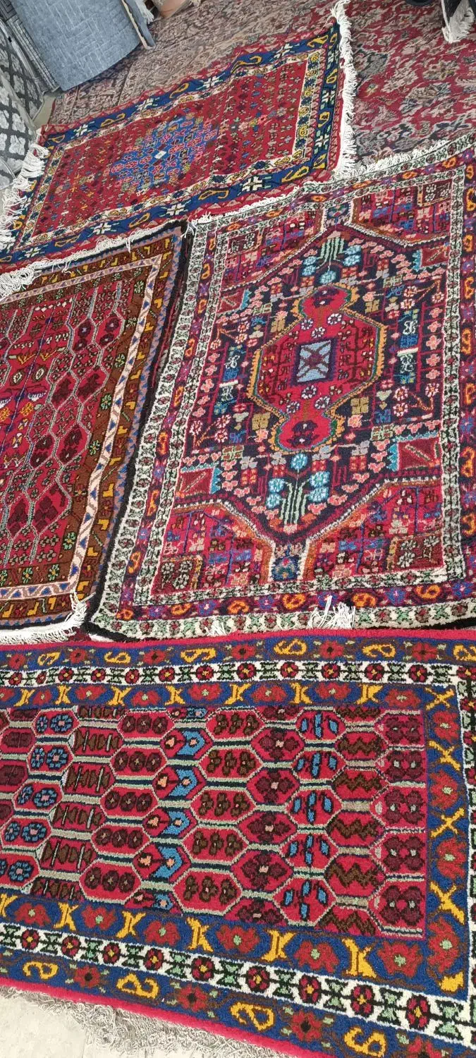 4 تخته فرش دستباف نو|فرش|همدان, |دیوار