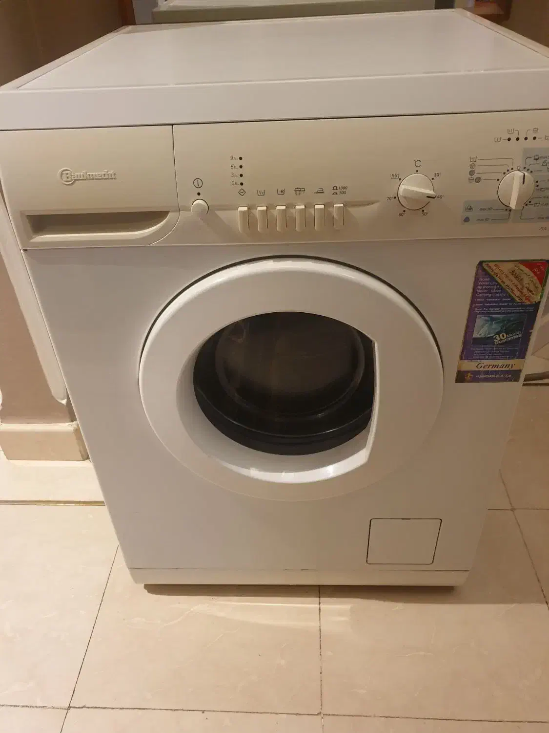 لباسشویی کارکرده باگنشت  آلمانی ۸ کیلویی|ماشین لباسشویی و خشک‌کن لباس|تهران, زعفرانیه|دیوار