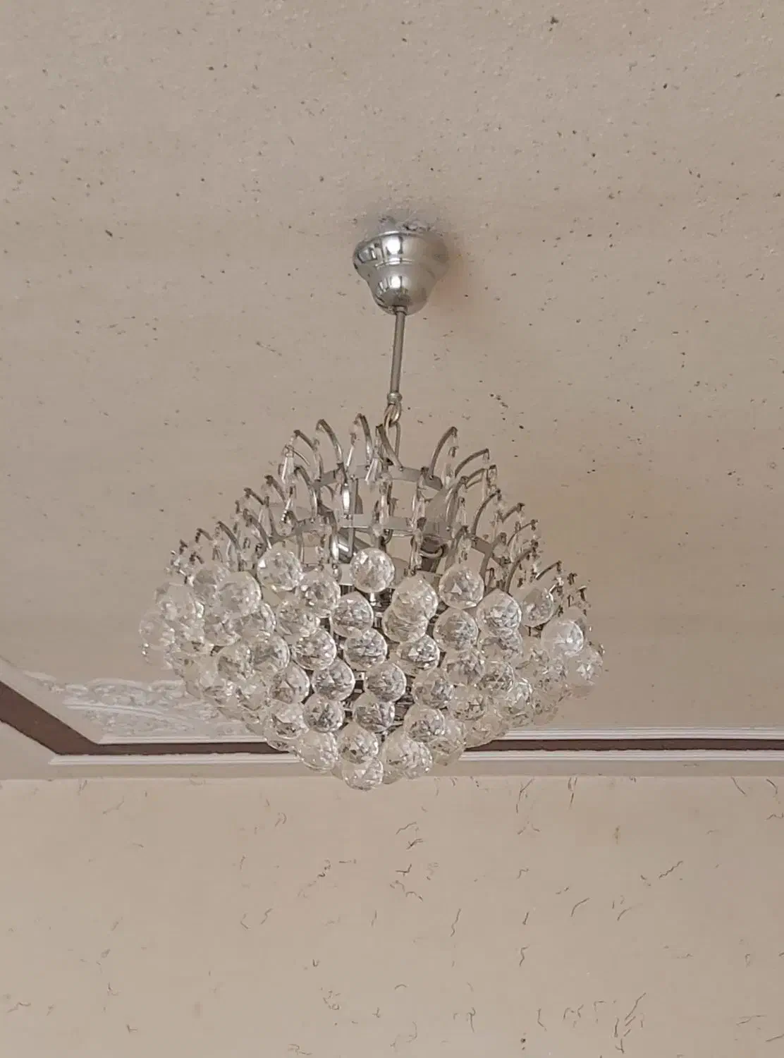 لوستر کریستالی|لوستر و چراغ آویز|شاهینشهر, خانه کارگر|دیوار